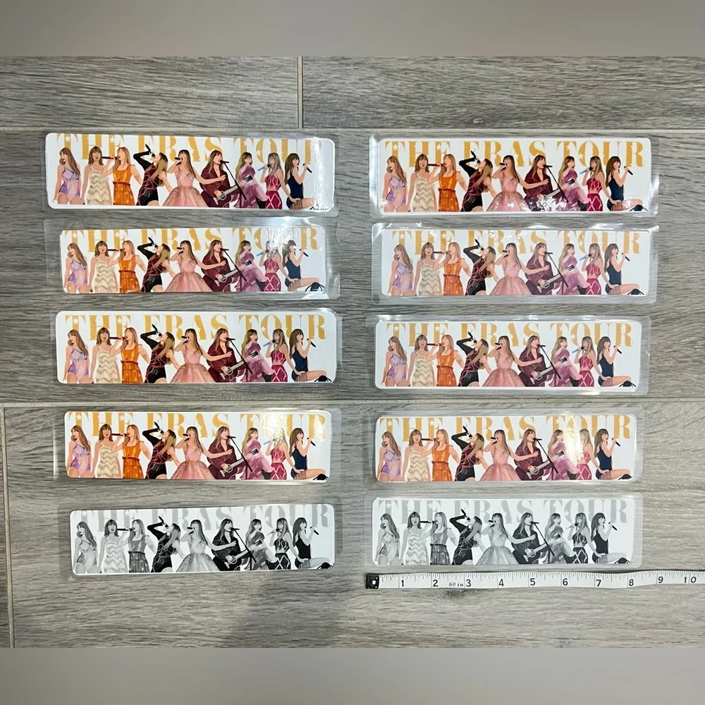 Taylor Swift The Eras Tour Book Marks. Pack of 10. Party bag supplies